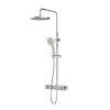 Купити Душова система ShowerSpot з термостатом AM.PM F0750A400 Inspire 2.0 , F0750A400 / F0750A400 Inspire V2.0, душевая система, набор: см-ль д/душа с термостатом, верхний душ d 250 мм, ру , в категории Душові системи та панелі , от бренда AM-PM  Інтерне