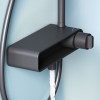 Купити Душова система AM.PM F0785A722 X-Joy , F0785A722 / F0785A722  X-Joy, душ.система: зм-ч-полиця д/ванни/душу, душ.штанга, верхн. душ 220мм, ручн.душ, чор , в категории Душові системи та панелі , от бренда AM-PM  Інтернет-магазин сантехніки ✓ Кращі ці