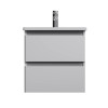 Купити Тумба з раковиною, підвісна, 55 см AM.PM M85-FHX0552-WC0552WG38 X-Joy , M85-FHX0552-WC0552WG38 / M85-FHX0552-WC0552WG38 X-Joy, База с раковиной, подвесная, 55 см, 2 ящика, белый глянец , в категории Комплекти шафа та умивальник , от бренда AM-PM  І