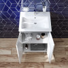 Купити Тумба з раковиною, на підлогу, 55 см AM.PM M85-FSX0551-WC0551WG38 X-Joy , M85-FSX0551-WC0551WG38 / M85-FSX0551-WC0551WG38 X-Joy, База с раковиной, напольная, 55 см, 2 дверцы, белый глянец , в категории Комплекти шафа та умивальник , от бренда AM-PM