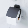 Купити Тримач для туалетного паперу з кришкою AM.PM A90341422 Gem , A90341422 / A90341422 Gem, Тримач для туалетного паперу з кришкою, чорний , в категории Тримачі для туалетного паперу , от бренда AM-PM  Інтернет-магазин сантехніки ✓ Кращі ціни на ринку 