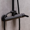 Купити Душова система з душовим змішувачем, чорний Damixa 936710300 Scandinavian Pure , 936710300 / 936710300 Scandinavian Pure душова система з душовим змішувачем, чорна, шт , в категории Душові системи та панелі , от бренда AM-PM  Інтернет-магазин санте