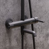 Купити Душова система з ванно душовим змішувачем, чорний Damixa 936740300 Scandinavian Pure , 936740300 / 936740300 Scandinavian Pure душова система з ванно душовим змішувачем, чорна , в категории Душові системи та панелі , от бренда AM-PM  Інтернет-магаз