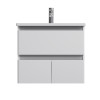 Купити Тумба з раковиною, підвісна, 65 см AM.PM M85-FHX0653-WC0653WG38 X-Joy , M85-FHX0653-WC0653WG38 / M85-FHX0653-WC0653WG38 X-Joy, База с раковиной, подвесная, 65 см, 1 ящик, 2 дверцы, белый глянец , в категории Комплексе рішення для ванної кімнати , о