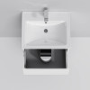 Купити Тумба з раковиною, підвісна, 55 см AM.PM M85-FHX0552-WC0552WG38 X-Joy , M85-FHX0552-WC0552WG38 / M85-FHX0552-WC0552WG38 X-Joy, База с раковиной, подвесная, 55 см, 2 ящика, белый глянец , в категории Комплекти шафа та умивальник , от бренда AM-PM  І
