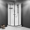Купити Душова кабіна 90x90,  профіль чорний матовий, скло прозоре AM.PM W94C-401-090BT X-Joy , W94C-401-090BT /  , в категории Душові кабіни , от бренда AM-PM  Інтернет-магазин сантехніки ✓ Кращі ціни на ринку ✓ Величезний вибір ✓ Гарантія ✓ Заходьте!