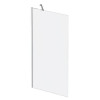 Купить  , WU90BS-080-140CM / WU90BS-080-140CM Gem шторка на борт ванны 80х140, фиксированная, хром, стекло матовое, с пристенным , в категории Шторки на ванную , от бренда AM-PM  Интернет-магазин сантехники ✓ Лучшие цены на рынке ✓ Огромный выбор ✓ Гарант