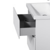 Купити Тумба з раковиною, підвісна, 60 см AM.PM M91-FHX0602-WC0602WG38 GEM S , M91-FHX0602-WC0602WG38 / M91-FHX0602-WC0602WG38 GEM S, База з раковиною, підвісна, 60 см, 2 ящика, MDF, біла, глянець , в категории Комплекти шафа та умивальник , от бренда AM-