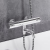 Купити Змішувач для ванни та душу з термостатом Damixa 363000000 Scandinavian Pure , 363000000 / 363000000 Scandinavian Pure термостатичний змішувач для ванни - душу, хром , в категории Змішувачі для ванної , от бренда AM-PM  Інтернет-магазин сантехніки ✓