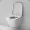 Купити Підвісний унітаз FlashClean з сидінням мікроліфт Square AM.PM C701701SC Spirit 2.0 , C701701SC / C701701SC Spirit V2.0 Square підвісний унітаз FlashClean з сидінням мікроліфт , в категории Унітази підвісні , от бренда AM-PM  Інтернет-магазин сантех