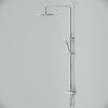Купити Душова система ShowerSpot без змішувача AM.PM F0780200 Like , F0780200 / F0780200 Like, душ.система: верхн.душ 250мм, ручной душ 120 мм, 3 функции, душ.штанга 1030-1460 мм,  в категории Душові системи та панелі , от бренда AM-PM  Інтернет-магазин с