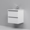Купити Тумба з раковиною, підвісна, 55 см AM.PM M85-FHX0552-WC0552WG38 X-Joy , M85-FHX0552-WC0552WG38 / M85-FHX0552-WC0552WG38 X-Joy, База с раковиной, подвесная, 55 см, 2 ящика, белый глянец , в категории Комплекти шафа та умивальник , от бренда AM-PM  І