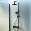 Купити Душова система AM.PM F0785A722 X-Joy , F0785A722 / F0785A722  X-Joy, душ.система: зм-ч-полиця д/ванни/душу, душ.штанга, верхн. душ 220мм, ручн.душ, чор , в категории Душові системи та панелі , от бренда AM-PM  Інтернет-магазин сантехніки ✓ Кращі ці