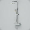 Купити Душова система ShowerSpot з термостатом AM.PM F0750A400 Inspire 2.0 , F0750A400 / F0750A400 Inspire V2.0, душевая система, набор: см-ль д/душа с термостатом, верхний душ d 250 мм, ру , в категории Душові системи та панелі , от бренда AM-PM  Інтерне