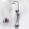 Купити Душова система ShowerSpot, чорний AM.PM F0780722 Like , F0780722 / F0780722 Like, душ.система: зм-ч-полиця д/ван/душу, душ.штанга, верх. душ 220 мм, руч.душ 3ф-ії.чорн , в категории Душові системи та панелі , от бренда AM-PM  Інтернет-магазин санте