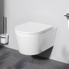 Подвесной унитаз 49 см FlashClean с сиденьем микролифт AM.PM C8F1700SC Func