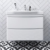 Купити Тумба з раковиною, підвісна, 80 см AM.PM M80-FHX0802-WC0802-38 Like , M80-FHX0802-WC0802-38 / M80-FHX0802-WC0802-38 Like, База з раковиною, підвісна, 80 см, ящики, біла, глянець , в категории Комплекти шафа та умивальник , от бренда AM-PM  Інтернет