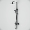 Купити Душова система ShowerSpot з термостатом, чорний AM.PM F0780422 Like , F0780422 / F0780422 Like,душ.система набір:зм-ч д/душу термостат,верх.душ d220 мм, ручний душ 120 мм, 3 функції , в категории Душові системи та панелі , от бренда AM-PM  Інтернет