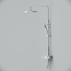 Купити Душова система ShowerSpot з термостатом AM.PM F0750A400 Inspire 2.0 , F0750A400 / F0750A400 Inspire V2.0, душевая система, набор: см-ль д/душа с термостатом, верхний душ d 250 мм, ру , в категории Душові системи та панелі , от бренда AM-PM  Інтерне