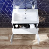 Купити Тумба з раковиною, підвісна, 65 см AM.PM M85-FHX0653-WC0653WG38 X-Joy , M85-FHX0653-WC0653WG38 / M85-FHX0653-WC0653WG38 X-Joy, База с раковиной, подвесная, 65 см, 1 ящик, 2 дверцы, белый глянец , в категории Комплексе рішення для ванної кімнати , о