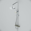 Купити Душова система ShowerSpot без змішувача AM.PM F0780200 Like , F0780200 / F0780200 Like, душ.система: верхн.душ 250мм, ручной душ 120 мм, 3 функции, душ.штанга 1030-1460 мм,  в категории Душові системи та панелі , от бренда AM-PM  Інтернет-магазин с
