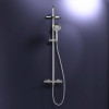 Купити Душова система з ТМС для душу Damixa DX218091000 Option , DX218091000 / DX218091000 Option, душова система з ТМС для душу: верхній душ 230мм, ручний душ 120мм, 1 режим, шт , в категории Душові системи та панелі , от бренда AM-PM  Інтернет-магазин с