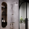 Купити Душова система з душовим змішувачем, хром Damixa 936710000 Scandinavian Pure , 936710000 / 936710000 Scandinavian Pure душова система з душовим змішувачем, хром , в категории Душові системи та панелі , от бренда AM-PM  Інтернет-магазин сантехніки ✓