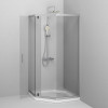 Купити Душеве огородження 5-corner Pivot 90x90 см, без піддону AM.PM W90UG-405-090MT Gem , W90UG-405-090MT / W90UG-405-090MT Душ. кабіна Gem 5-corner Pivot 90x90 скло прозоре, профіль матовий хром, без піддону , в категории Душові кабіни , от бренда AM-PM