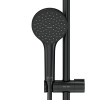 Купити Душова система ShowerSpot без змішувача AM.PM F0790022 Gem , F0790022 / F0790022 Gem,душ.система,набор:верхн.душ d220 мм, ручн.душ 1ф-ция d 110 мм, душ.штанга 1030-1460 мм, черная , в категории Душові системи та панелі , от бренда AM-PM  Інтернет-м