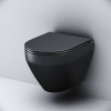 Купити Унітаз підвісний FlashClean з сидінням мікроліфт AM.PM C701700MBSC Spirit V2.0 , C701700MBSC / C701700MBSC Spirit V2.0 підвісний унітаз FlashClean з сидінням мікроліфт, чорн мат , в категории Унітази підвісні , от бренда AM-PM  Інтернет-магазин сан