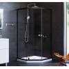 Купити Душеве огородження 5-corner Pivot 90x90 см, без піддону AM.PM W90UG-405-090BT Gem , W90UG-405-090BT / W90UG-405-090BT Душ. кабіна Gem 5-corner Pivot 90x90 скло прозоре, профіль чорный мат, без піддону , в категории Комплексе рішення для ванної кімн