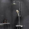 Купити Душова система ShowerSpot з термостатом AM.PM F0750A400 Inspire 2.0 , F0750A400 / F0750A400 Inspire V2.0, душевая система, набор: см-ль д/душа с термостатом, верхний душ d 250 мм, ру , в категории Душові системи та панелі , от бренда AM-PM  Інтерне