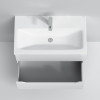 Купити Тумба з раковиною, підвісна, 75 см AM.PM M91-FHX0752-WC0752WG38 GEM S , M91-FHX0752-WC0752WG38 / M91-FHX0752-WC0752WG38 GEM S, База з раковиною, підвісна, 75 см, 2 ящика, MDF, біла, глянець , в категории Комплекти шафа та умивальник , от бренда AM-