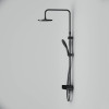 Купити Душова система AM.PM F0785A722 X-Joy , F0785A722 / F0785A722  X-Joy, душ.система: зм-ч-полиця д/ванни/душу, душ.штанга, верхн. душ 220мм, ручн.душ, чор , в категории Душові системи та панелі , от бренда AM-PM  Інтернет-магазин сантехніки ✓ Кращі ці