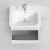 Купити Тумба з раковиною, підвісна, 65 см AM.PM M80-FHX0652-WC0652-38 Like , M80-FHX0652-WC0652-38 / M80-FHX0652-WC0652-38 Like, База з раковиною, підвісна, 65 см, ящики, біла, глянець , в категории Комплекти шафа та умивальник , от бренда AM-PM  Інтернет