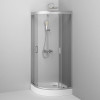Купити Душовий куточок 80х80 см, без піддону AM.PM W90UG-401-080MT Gem , W90UG-401-080MT / W90UG-401-080MT Душова кабіна Gem 1/4 Round 80x80 скло прозоре, профіль матовий хром, без піддону , в категории Душові кабіни , от бренда AM-PM  Інтернет-магазин са