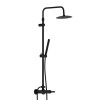 Купити Душова система з душовим змішувачем, чорний Damixa 936710300 Scandinavian Pure , 936710300 / 936710300 Scandinavian Pure душова система з душовим змішувачем, чорна, шт , в категории Душові системи та панелі , от бренда AM-PM  Інтернет-магазин санте