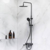 Купити Душова система ShowerSpot, чорний AM.PM F0780722 Like , F0780722 / F0780722 Like, душ.система: зм-ч-полиця д/ван/душу, душ.штанга, верх. душ 220 мм, руч.душ 3ф-ії.чорн , в категории Душові системи та панелі , от бренда AM-PM  Інтернет-магазин санте