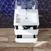 Купити Тумба з раковиною, підвісна, 55 см AM.PM M85-FHX0552-WC0552WG38 X-Joy , M85-FHX0552-WC0552WG38 / M85-FHX0552-WC0552WG38 X-Joy, База с раковиной, подвесная, 55 см, 2 ящика, белый глянец , в категории Комплекти шафа та умивальник , от бренда AM-PM  І