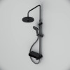 Купити Душова система AM.PM F0785A722 X-Joy , F0785A722 / F0785A722  X-Joy, душ.система: зм-ч-полиця д/ванни/душу, душ.штанга, верхн. душ 220мм, ручн.душ, чор , в категории Душові системи та панелі , от бренда AM-PM  Інтернет-магазин сантехніки ✓ Кращі ці