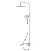 Купити Душова система ShowerSpot AM.PM F0780700 Like , F0780700 / F0780700 Like, душ.система: см-ль-полка д/душа, душ.штанга 1030-1460мм, верхний душ 220 мм, ру , в категории Душові системи та панелі , от бренда AM-PM  Інтернет-магазин сантехніки ✓ Кращі 