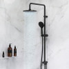 Купити Душова система ShowerSpot без змішувача AM.PM F0790022 Gem , F0790022 / F0790022 Gem,душ.система,набор:верхн.душ d220 мм, ручн.душ 1ф-ция d 110 мм, душ.штанга 1030-1460 мм, черная , в категории Душові системи та панелі , от бренда AM-PM  Інтернет-м