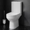 Купити Унітаз-компакт безобідковий FlashClean з сидінням мікроліфт AM.PM C708600SC Spirit 2.0 , C708600SC / C708600SC Spirit V2.0 унитаз-компакт FlashClean с сиденьем микролифт , в категории Унітази-компакти підлогові , от бренда AM-PM  Інтернет-магазин с