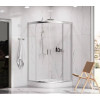 Купити Душовий куточок 100х100 см, без піддону AM.PM W90UG-401-100MT Gem , W90UG-401-100MT / W90UG-401-100MT Душова кабіна Gem 1/4 Round 100x100 скло прозоре, профіль матовий хром, без піддону , в категории Душові кабіни , от бренда AM-PM  Інтернет-магази