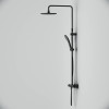 Купити Душова система ShowerSpot з термостатом, чорний AM.PM F0780422 Like , F0780422 / F0780422 Like,душ.система набір:зм-ч д/душу термостат,верх.душ d220 мм, ручний душ 120 мм, 3 функції , в категории Душові системи та панелі , от бренда AM-PM  Інтернет