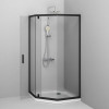 Купити Душеве огородження 5-corner Pivot 90x90 см, без піддону AM.PM W90UG-405-090BT Gem , W90UG-405-090BT / W90UG-405-090BT Душ. кабіна Gem 5-corner Pivot 90x90 скло прозоре, профіль чорный мат, без піддону , в категории Комплексе рішення для ванної кімн