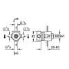 Купити Grohe Перемикач на 2 положення з/ч GROHE 29707000 , 29707000 / 12909 , в категории Комплектуючі до змішувачів , от бренда GROHE  Інтернет-магазин сантехніки ✓ Кращі ціни на ринку ✓ Величезний вибір ✓ Гарантія ✓ Заходьте!