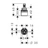 Купить Картридж М3 для Uno2 HANSGROHE 92730000 HANSGROHE 92730000 , 92730000 / 13212 , в категории Комплектующие к смесителям , от бренда HANSGROHE  Интернет-магазин сантехники ✓ Лучшие цены на рынке ✓ Огромный выбор ✓ Гарантия ✓ Заходите!