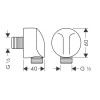 Купить Исправление подключения шланга HANSGROHE 27454000 , 27454000 / 13522 , в категории Кронштейны, держатели, подключения , от бренда HANSGROHE  Интернет-магазин сантехники ✓ Лучшие цены на рынке ✓ Огромный выбор ✓ Гарантия ✓ Заходите!