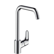 Фокус 260 Змішувач для кухні, одноважiльний, кол. пiд сталь HANSGROHE 31820800